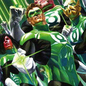 DC Comics Green Lantern Corps Team Art by Alex Ross Google Pixel Buds Skin